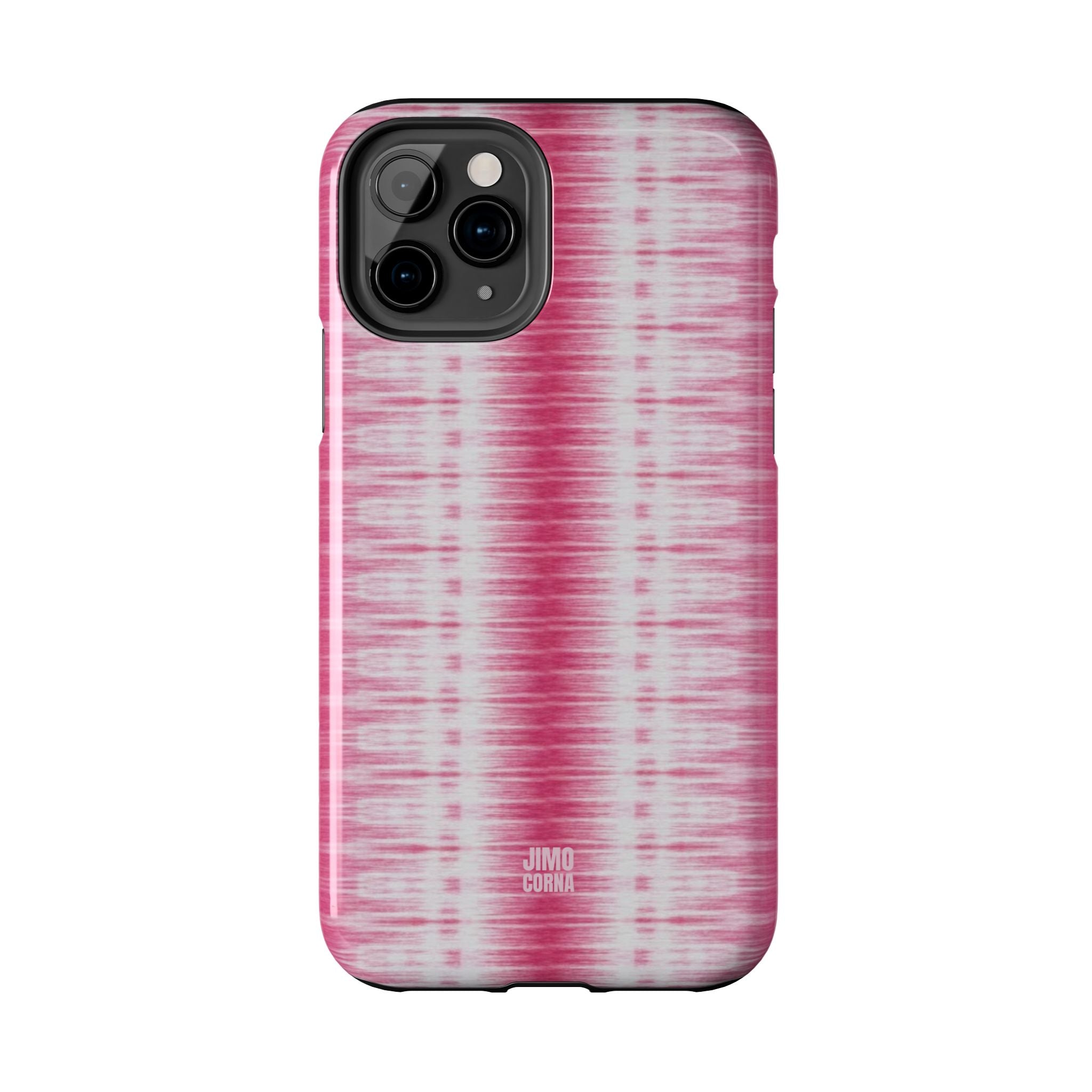 Pink Woven Texture iPhone Case