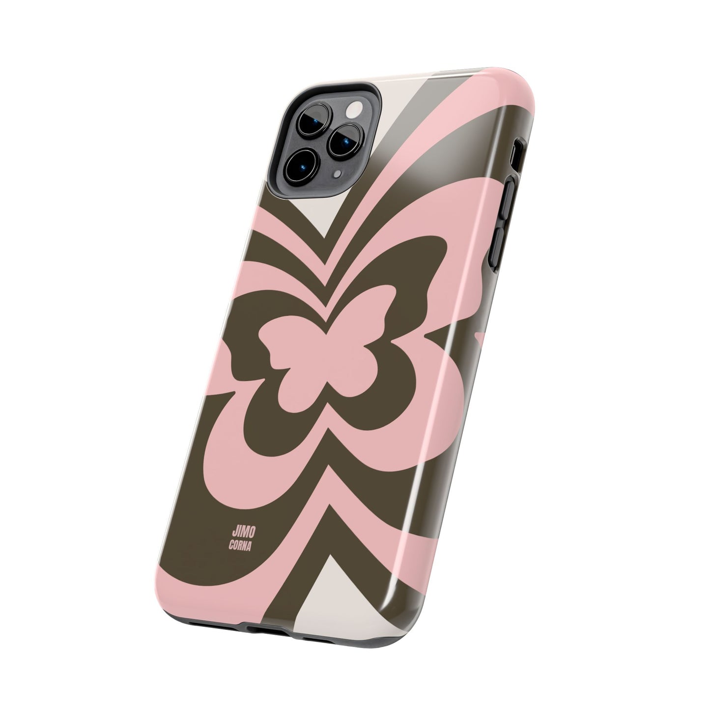 Pink Retro Butterfly