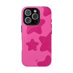 Hot Pink Bold Stars