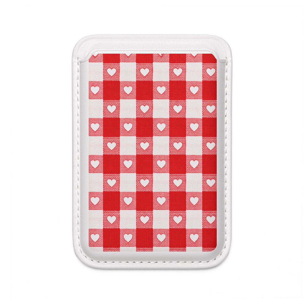 Tiny Hearts Vegan MagSafe Wallet