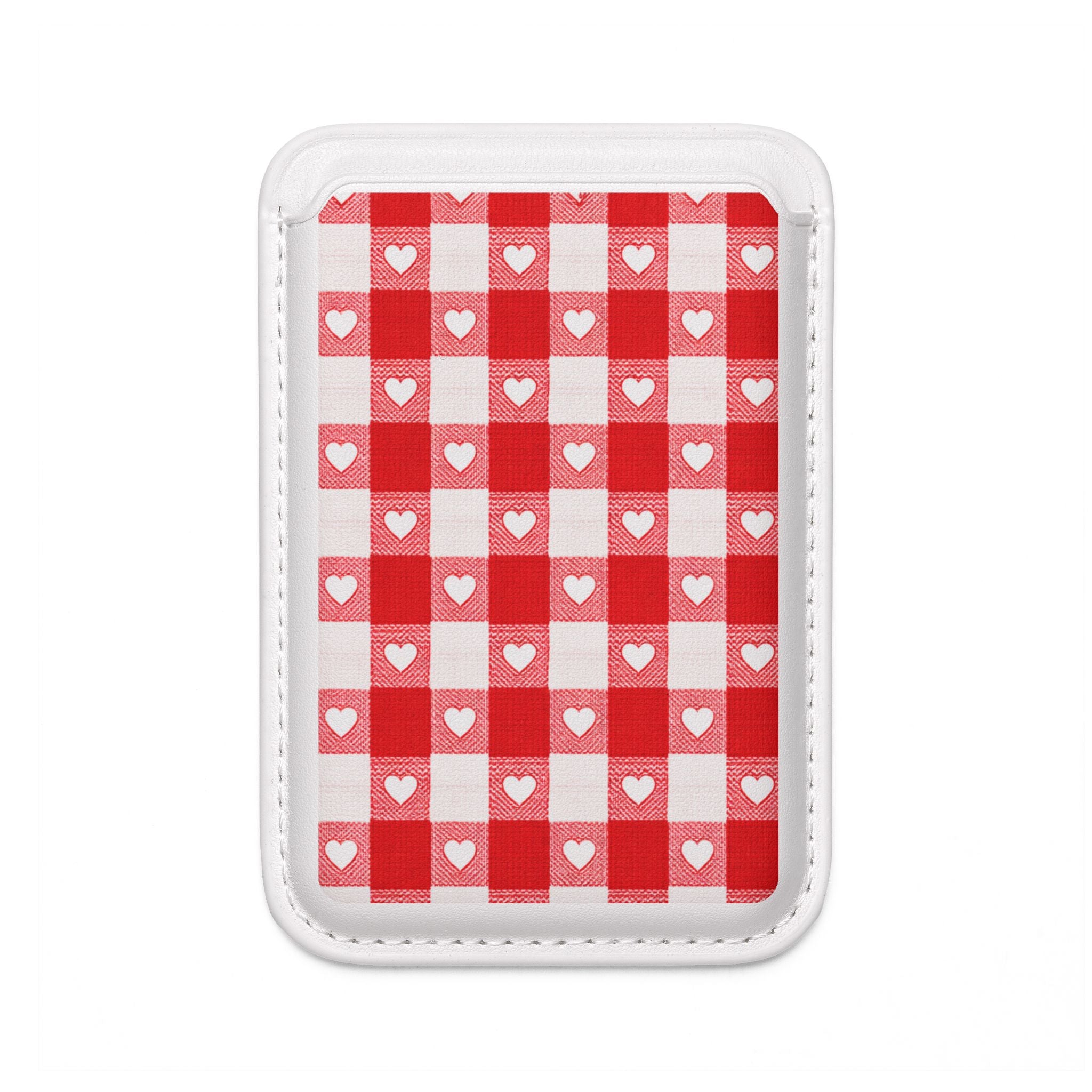 Tiny Hearts Vegan MagSafe Wallet