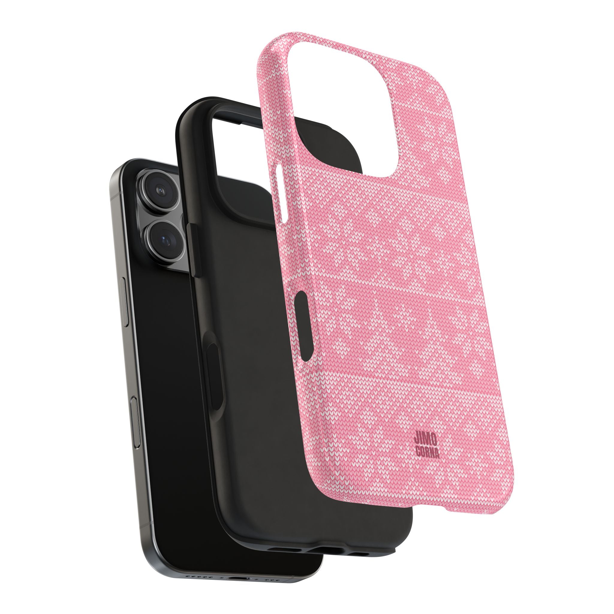 Holiday Knit | Pink iPhone Case