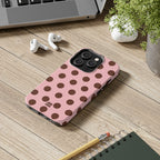 Big Polka Dot | Pink and Brown