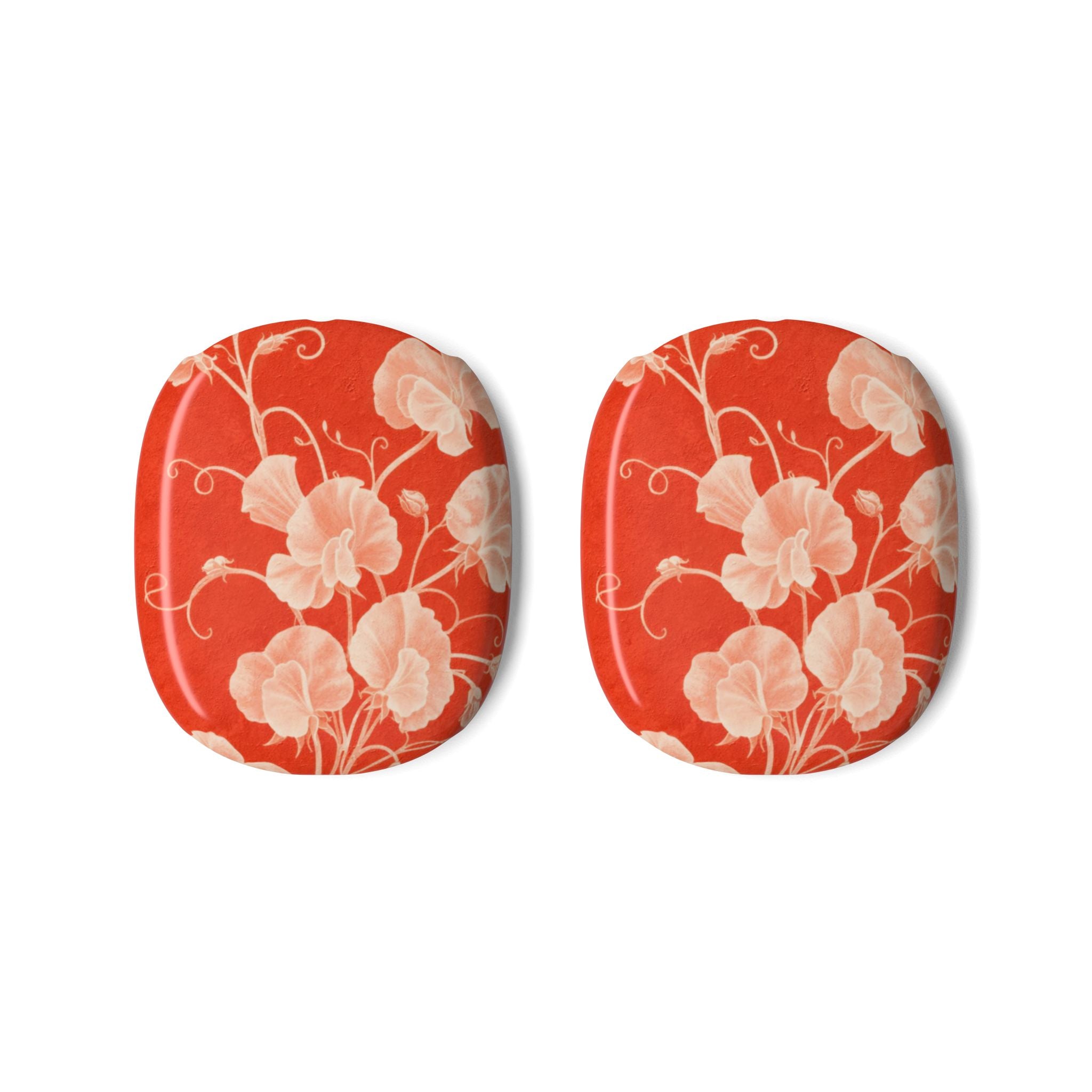 Red Flora AirPods Max Covers