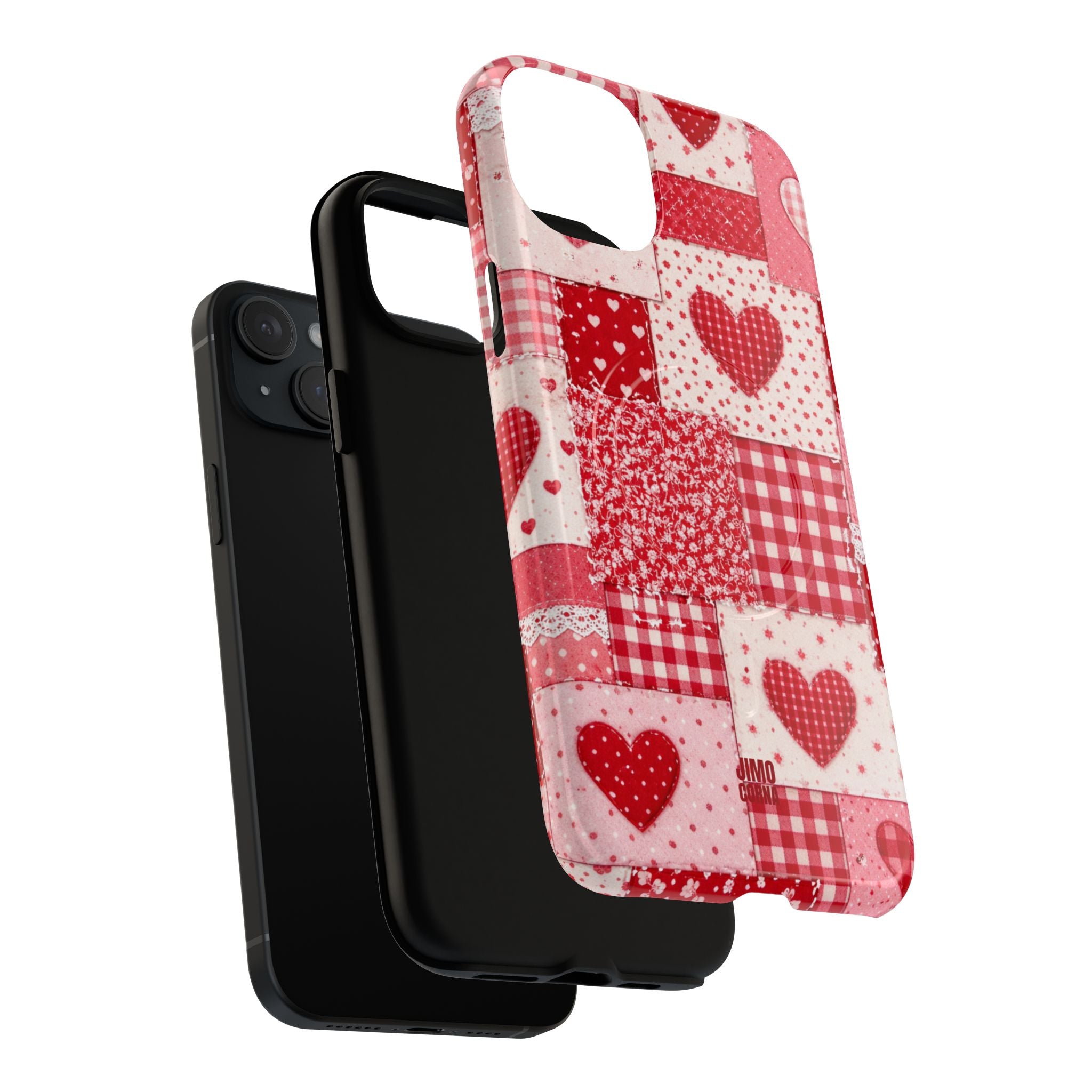 Patchwork Heart MagSafe iPhone Case