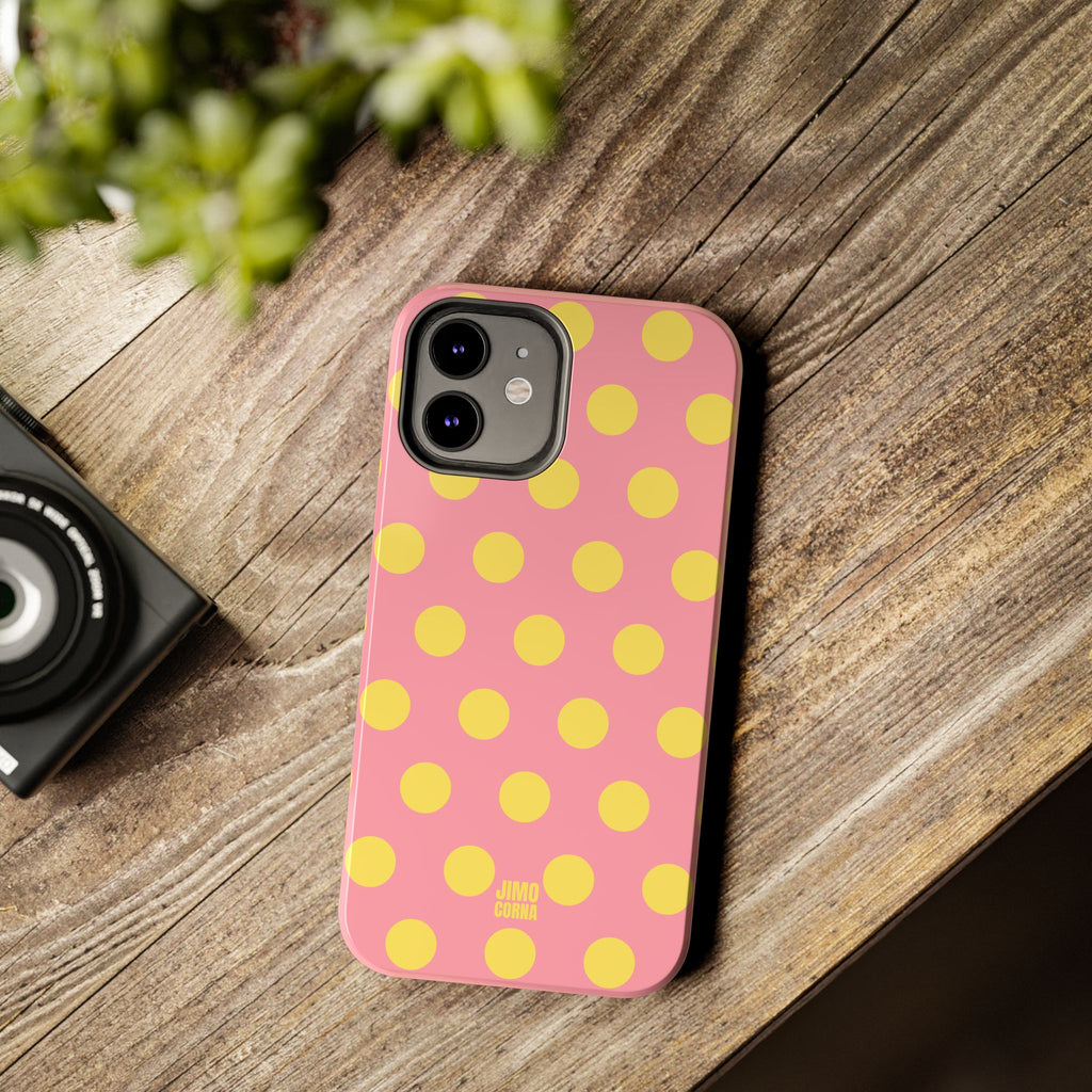 Big Polka Dot | Pink and Yellow