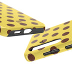 Big Polka Dot | Yellow and Brown