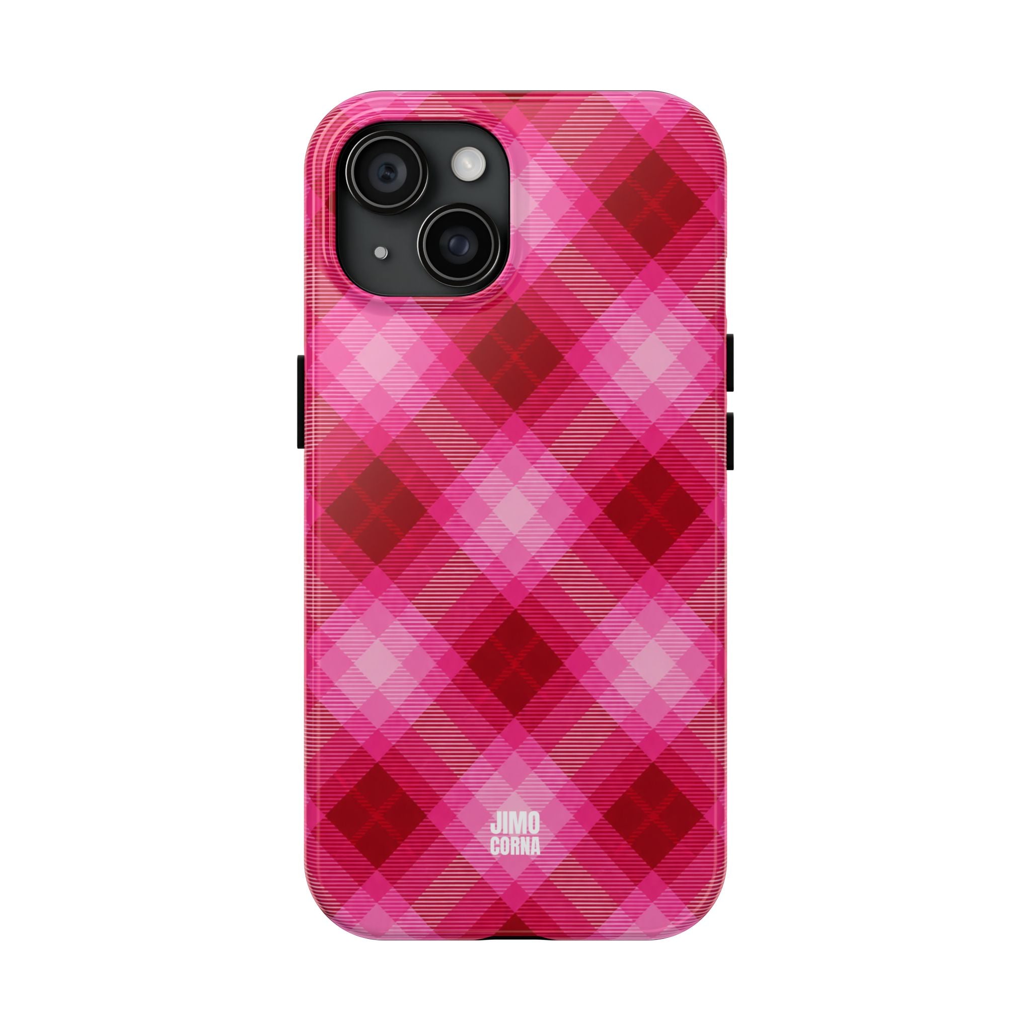Pink Picnic Plaid iPhone Case