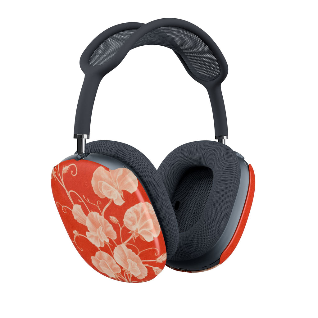 Red Flora AirPods Max Covers