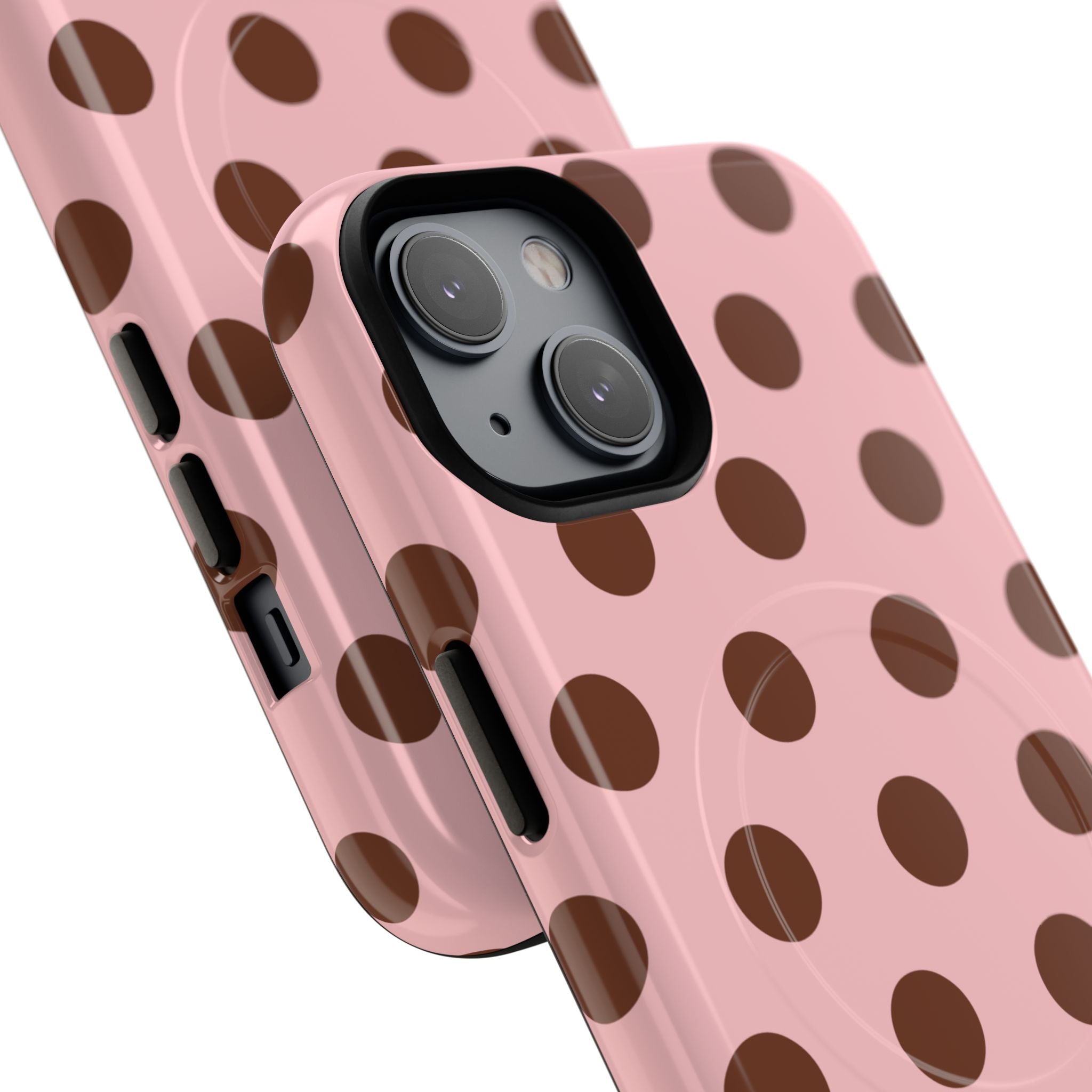 Big Polka Dot | Pink and Brown