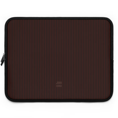 Burgundy Soft Stripes Laptop Sleeve