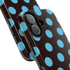Big Polka Dot | Brown and Blue