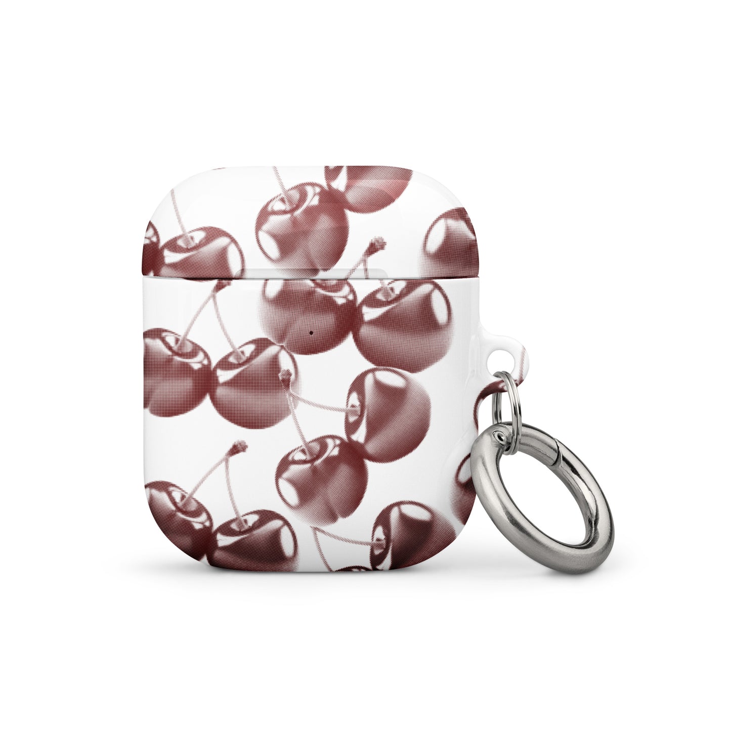 Red Retro Cherries Airpods Case