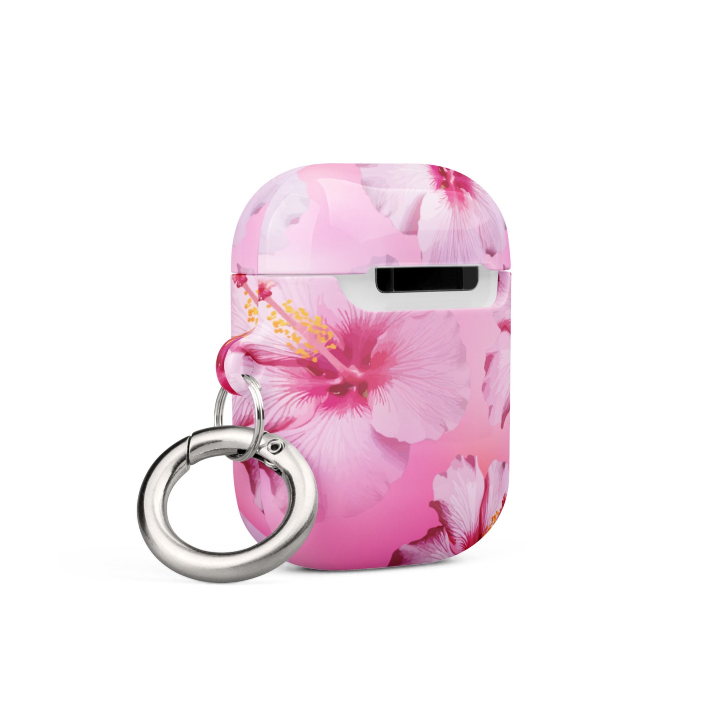 Pink Hibiscus Serene Airpods Case