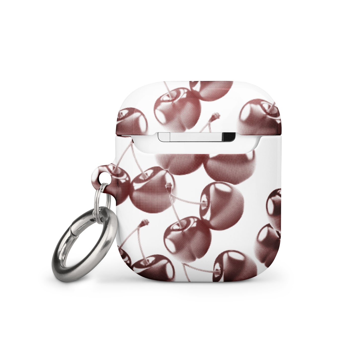 Red Retro Cherries Airpods Case