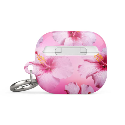 Pink Hibiscus Serene Airpods Case