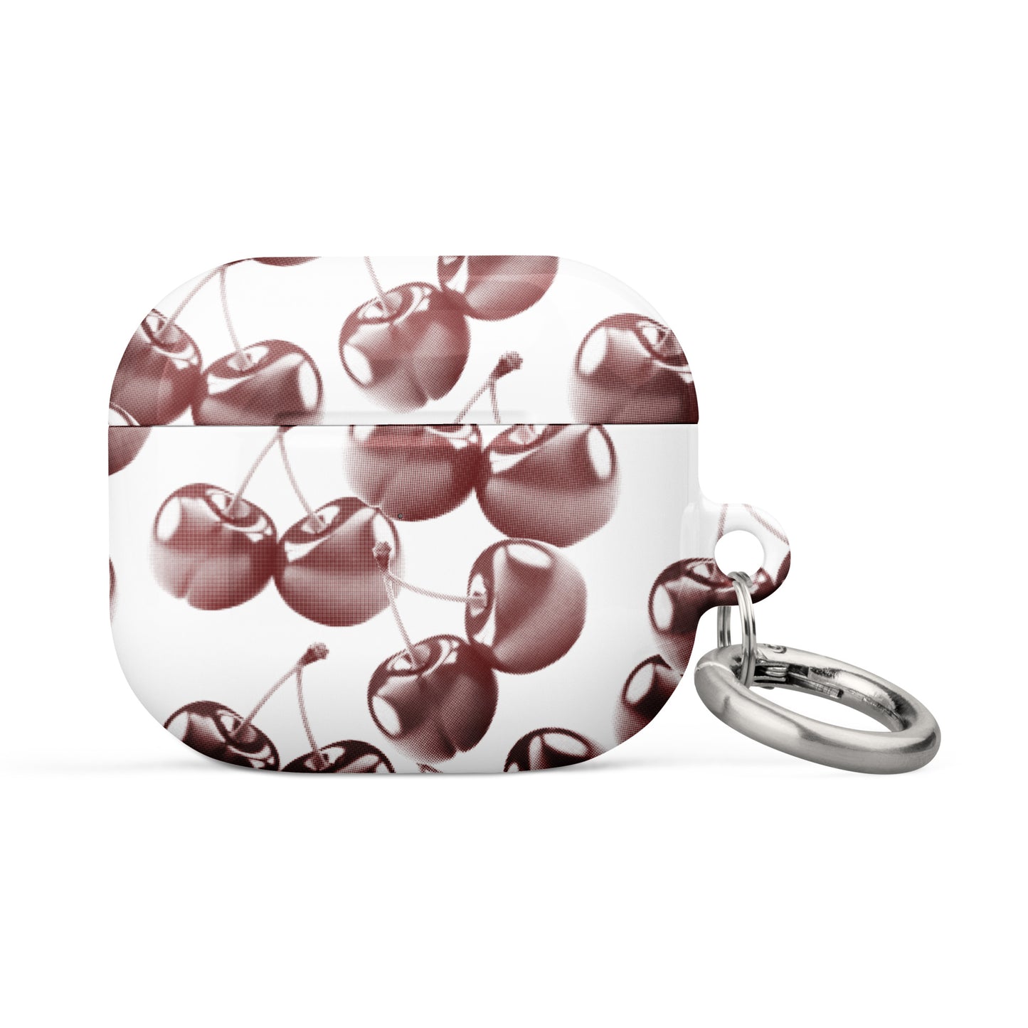 Red Retro Cherries Airpods Case