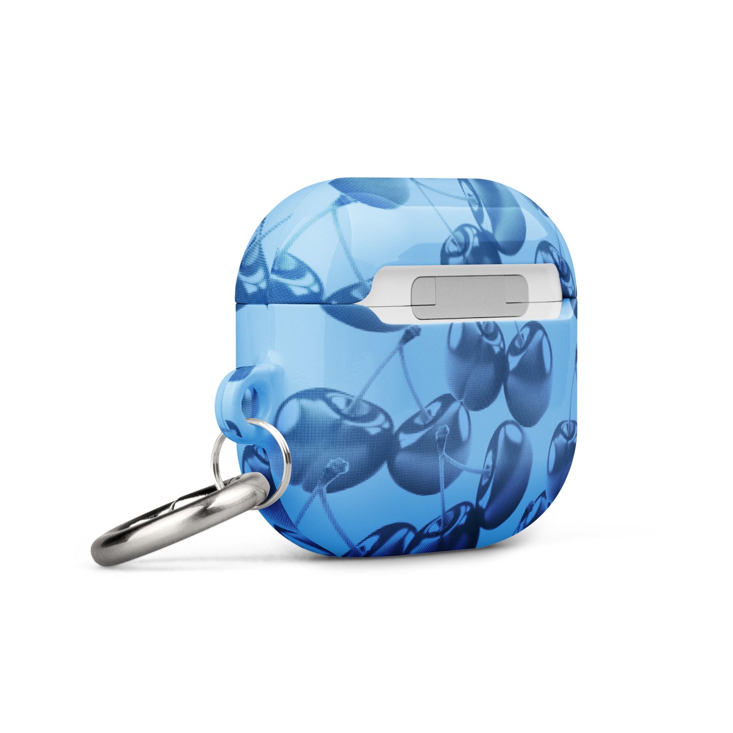 Blue Retro Cherries Airpods Case