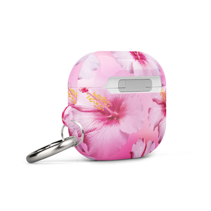 Pink Hibiscus Serene Airpods Case