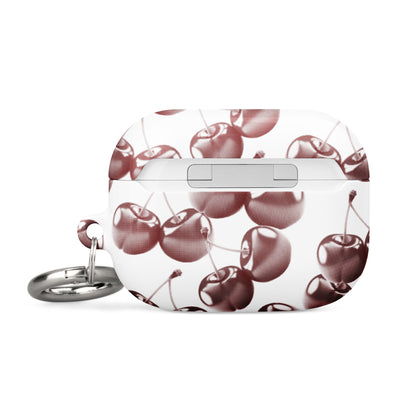 Red Retro Cherries Airpods Case