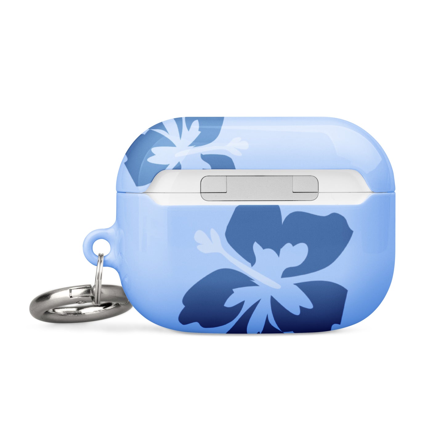 Blue Hibiscus Airpods Case