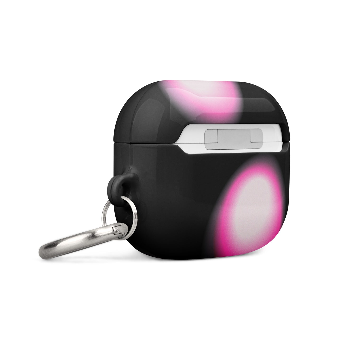 Pink and Black Aura Airpods Case