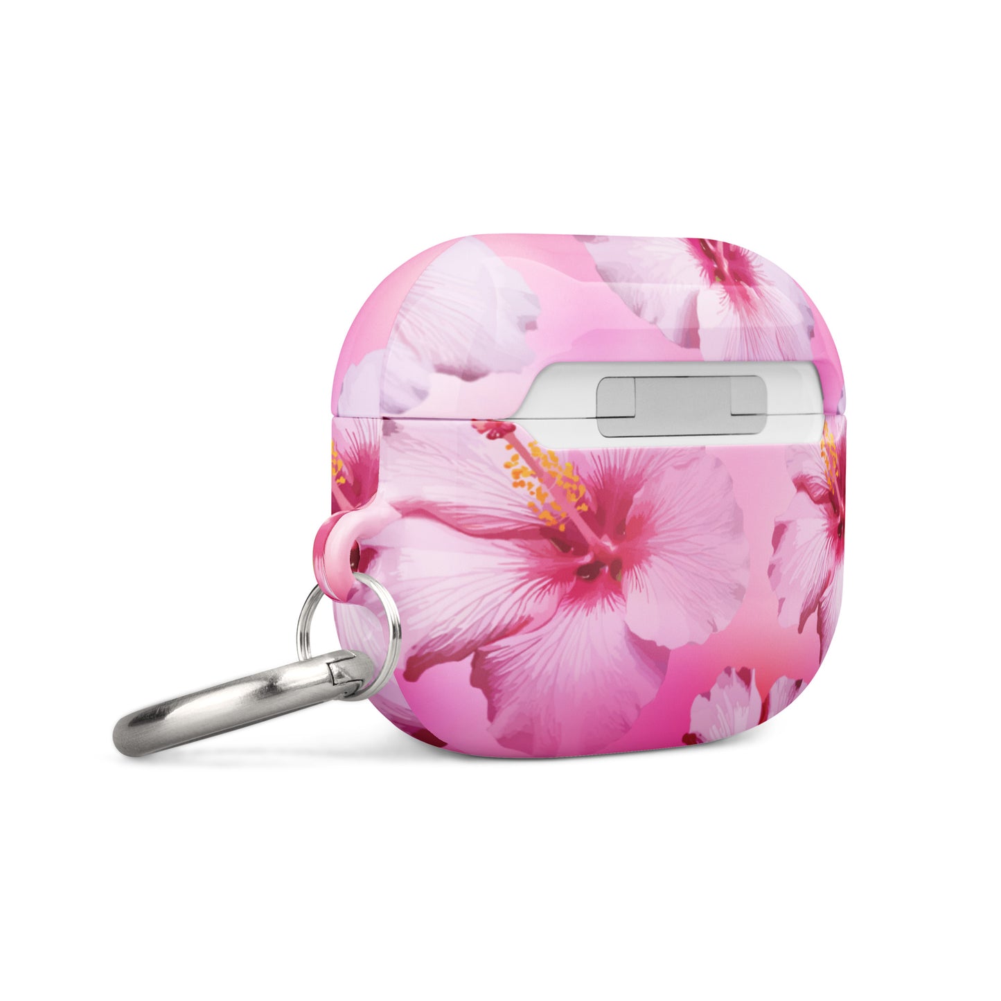 Pink Hibiscus Serene Airpods Case