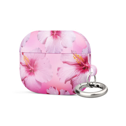 Pink Hibiscus Serene Airpods Case