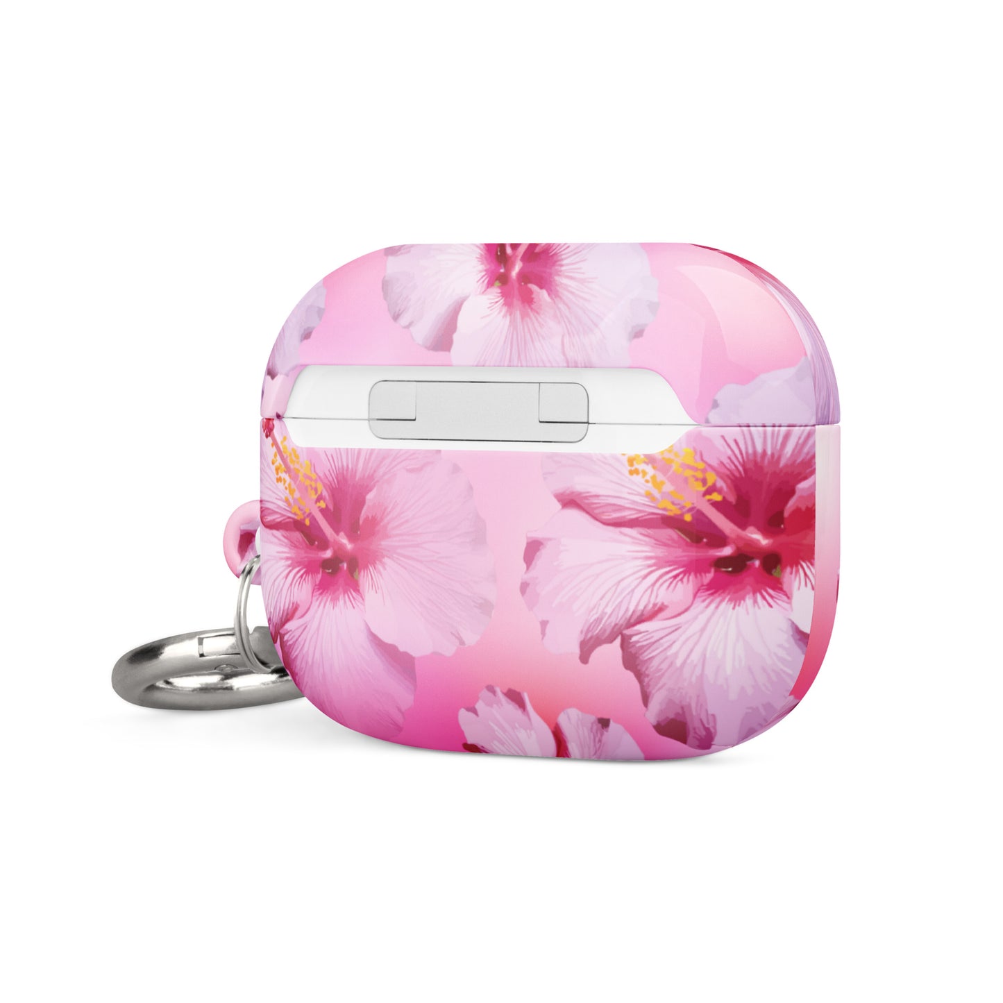 Pink Hibiscus Serene Airpods Case