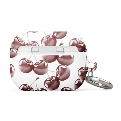 Red Retro Cherries Airpods Case