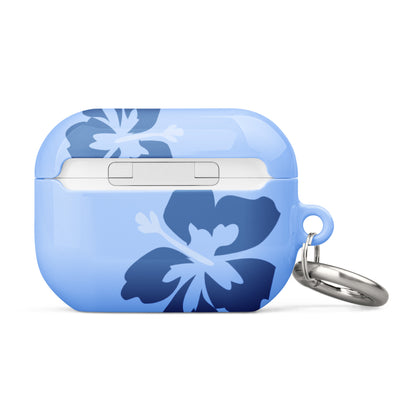 Blue Hibiscus Airpods Case