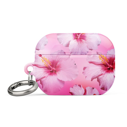 Pink Hibiscus Serene Airpods Case