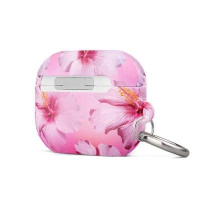 Pink Hibiscus Serene Airpods Case